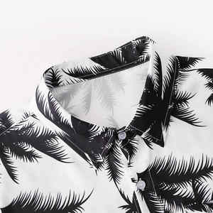 เสื้อเชิ้ตแขนสั้นระบายอากาศได้ดีชุดชายหาดวันหยุดฤดูร้อนสำหรับผู้ชายกางเกงขาสั้นพิมพ์ลายดอกไม้แฟชั่นผ้าถักแบบลำลองอัจฉริยะ - Product Image 2