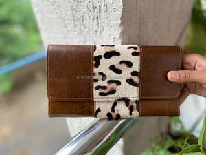 New Style Women Clutch Genuine <b>Leather</b> Wallet Purse Animal Print <b>Shopping</b> Clutch Hot Selling Bags - Product Image 3