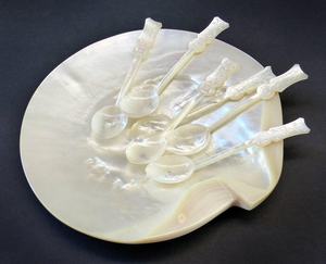 Assiette en nacre faite à la main, service de luxe, Caviar de différentes tailles, assiettes de vaisselle du Vietnam fournisseur - Product Image 5