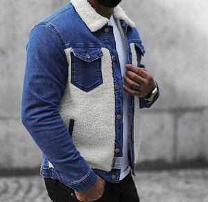 Veste en jean vintage haute légèreté pour homme, respirante, confortable, logo personnalisé, simple boutonnage, prix compétitif pour le printemps - Product Image 3