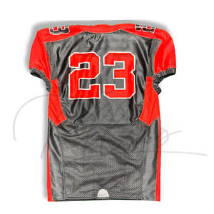 Maillots de football américain à manches courtes imprimés respirants de la meilleure qualité pour unisexe - Product Image 2