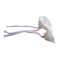 Fleur décorative non parfumée fleur artificielle de Sola Rose de mèche de coton renforcée par fil en aluminium pour le diffuseur