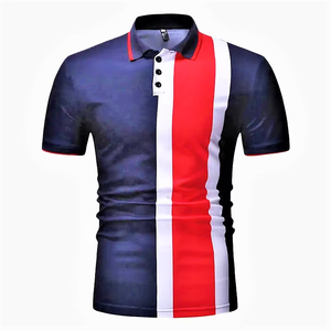 Polo con logotipo personalizado de la mejor calidad, polo con bloque de color, nuevo diseño, Polo ajustado de manga corta para hombre, transpirable - Product Image 6