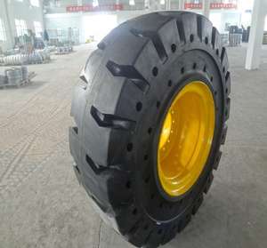 Pneu plein pour chargeuse sur pneus avec jante 23.5-25 26.5-25 29.5-25 20.5-25 16.00-25 1600-25 - Product Image 5