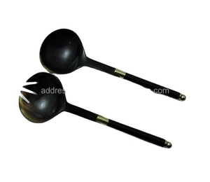 Cuillère à dessert en acier inoxydable de qualité supérieure Couverts Cuillère de service Ustensiles de cuisine Couverts pour toute occasion au meilleur prix - Product Image 2