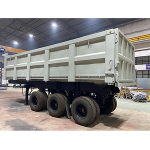 Remorque à embout multi-essieux personnalisable avec une capacité de charge élevée et un châssis durable pour les applications de construction et d'exploitation minière - Product Image 1