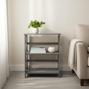 Librería de 3 Estantes, Color Gris Acero - Product Image 2