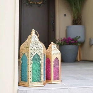 Traditional Metal Ramadan Lantern For Home Decoration Creating Warm Festive Ambience During Holy Month Celebrations - Product Image 1