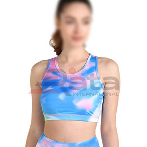 Soutien-gorge de fitness respirant léger de qualité supérieure pour femmes Logo personnalisé Portable Design multicolore Sport Yoga Gym soutien-gorge de course XS - Product Image 1