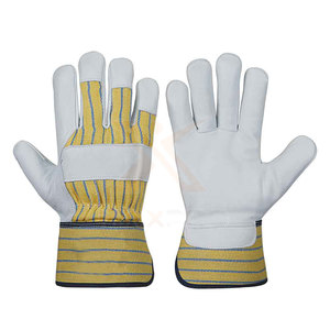 Breathable Durable Leather Made High Quality <b>Fire</b> Proof Anti-Slip Water Proof Customizable Working Gloves Cheap Price - Product Image 1