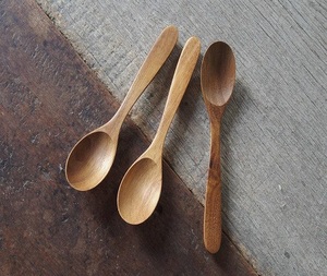 Wooden Scoop 3 Inches - Multipurpose <b>Bath</b> <b>Salt</b>,Coffee & Tea Spoons Small Utensil for Spices, Flour, and Kitchen Use - Product Image 5
