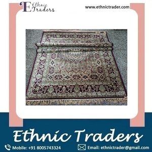 พรมผ้าฝ้ายแท้ปักลายสไตล์โบฮีเมียนสำหรับห้องนั่งเล่นและห้องนอน - Product Image 6