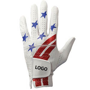 Gants de golf pour hommes OEM vente en gros meilleur fournisseur gants de golf en cuir de mouton doux et respirant - Product Image 5