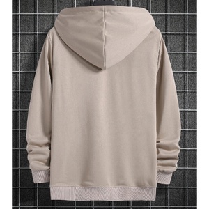 เสื้อฮู้ดของผู้ชายผ้าฝ้าย100% เลือกสีได้ - Product Image 2