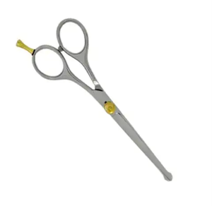 Juego de tijeras profesionales de acero inoxidable para el cuidado de mascotas, herramienta 7,5, tijera recta de adelgazamiento con punta redonda de seguridad - Product Image 3