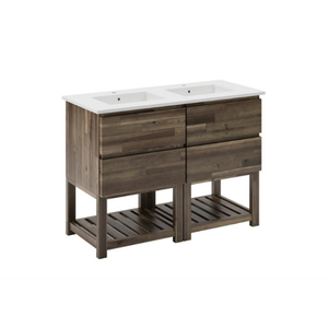 Tocadores de baño de madera clásicos modernos ODM/OEM madera maciza de roble/Pino/ACACIA resistente al agua para cocina comedor - Product Image 1