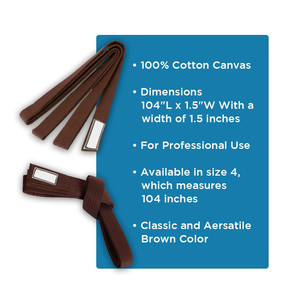 Ceinture d'arts martiaux en polyester de coton durable et de haute qualité de 160 à 320cm pour le judo, le karaté et le taekwondo pour l'entraînement. - Product Image 5