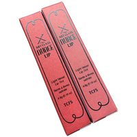 Coffret de crayons à lèvres personnalisés, emballage en carton, boîte de maquillage, boîtes vides pour eye-liner, finition mate, logo doré à chaud