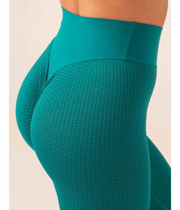 Leggings de Cintura Alta Personalizados para Mujer, Color Sólido, Elásticos en Cuatro Direcciones, Transpirables y de Secado Rápido, Ropa Deportiva para Fitness - Product Image 3
