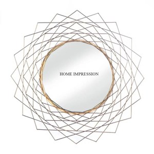 Espejo de pared de decoración clásica Diseño estándar Forma y tamaño personalizados Nuevo estilo Espejo colgante de pared interior de indio - Product Image 2