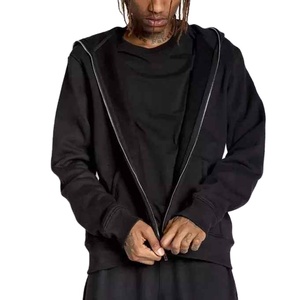 Sweat-shirts en polaire doux et respirants, à motif uni, de conception OEM pour hommes, vente chaude, dernier design, entièrement personnalisés, poids lourd, pour l'hiver - Product Image 1