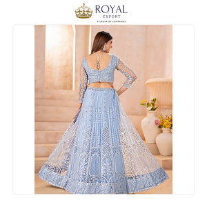 Mejor Oferta en Lehenga Choli con Diseño de Mariposa Atractivo de Calidad Estándar con Bordado de Lentejuelas y Codding - Product Image 3
