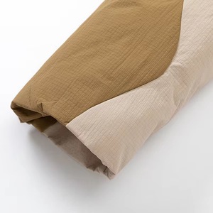 Veste matelassée d'hiver pour homme, nouvelle mode, couleur unie, imperméable, décontractée, streetwear, vintage, coupe slim, logo sur le devant - Product Image 3