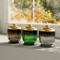 Flacon en verre vide personnalisé pour crème cosmétique, avec bouchon à vis, pour emballage de soins de la peau, pot en verre 30ml 50ml 100ml