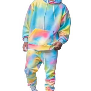 Survêtement de mode respirant tie-dye pour hommes Survêtements imprimés personnalisés de haute qualité Vêtements de sport d'hiver Pantalons de survêtement personnalisés Jogging - Product Image 1