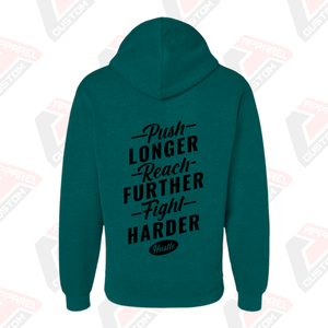 เสื้อฮู้ดผ้าฝ้ายธรรมดาสำหรับผู้ชายสตรีทแวร์ผ้าคอตตอนพิมพ์ลายโลโก้ตามสั่งสำหรับฤดูหนาวพิมพ์ผ้าไหมพิมพ์ลายดิจิตัล3D งานปักสกรีน - Product Image 2