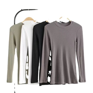 Men's Long Sleeve O-Neck Quick Dry Solid Color Slim Fit T-<b>Shirt</b> Knitted <b>100</b>%<b>Polyester</b> 200Gsm Casual Wear - Product Image 6