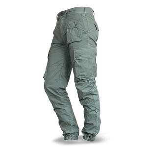 Pantalones Cargo Casuales para Hombre, Multibolsillos, Rectos, Planos, 100% Algodón, Duraderos, Impermeables, para Exteriores, Construcción, Senderismo, Camping - Product Image 1