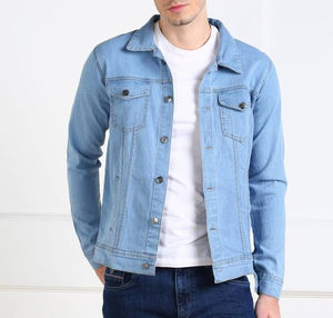 <b>Mens</b> <b>jeans</b> <b>jacket</b> lightweight denim outerwear for modern <b>men</b> suitable for travel outings and casual looks - Product Image 6