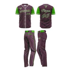 Diseña tus propios uniformes de béisbol y sóftbol de ensueño 100% poliéster uniforme de béisbol precio razonable - Product Image 6