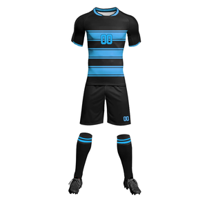 Uniforme de equipo de fútbol de último diseño, uniforme de fútbol transpirable, uniforme de fútbol de Color sólido - Product Image 5