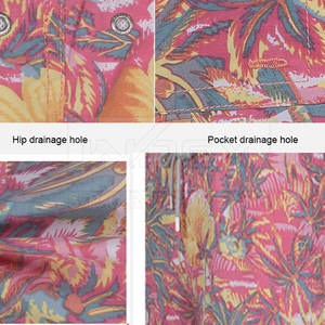 Hot Sale New Fashion Solid <b>Pattern</b> Quick Dry Beach <b>Shorts</b> High Street Style with Private Label Low Price - Product Image 6