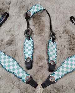 Lujo de alta calidad personalizado Premium Western Horse Headstall pecho Collar hecho a mano Rhinestone precio asequible Halter cuero - Product Image 2