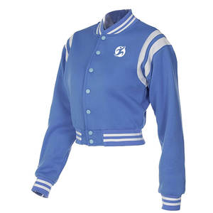 Chaquetas de béisbol con logotipo personalizado prendas de vestir exteriores de lana 100% con relleno de algodón estilo recortado fabricante de fábrica al por mayor - Product Image 2