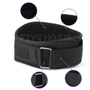 เข็มขัดออกกำลังกายนีโอพรีนคุณภาพสูงสำหรับผู้ชาย ยกน้ำหนัก ราคาประหยัด พร้อมบริการสกรีนโลโก้ OEM - Product Image 2