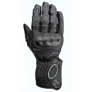 Guantes de moto personalizados para hombres y mujeres, materiales de cuero con logotipo/diseño propio para deportes y carreras de motos - Product Image 3