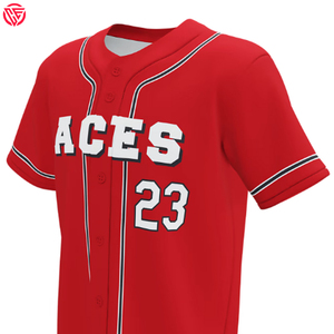 Maillot de baseball personnalisé de haute qualité, nouveau, prix raisonnable, impression numérique, respirant, 100% polyester, unisexe, créez votre propre design - Product Image 6