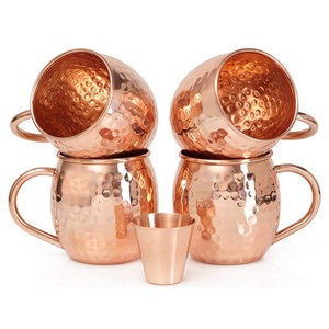 Conception écologique Cadeau pour la maison Vente chaude Poignée classique Moscou Mule Tumbler Cuivre Inoxydable Métal 500ml Personnalisé - Product Image 6