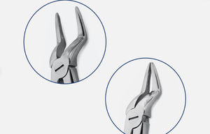 UL Amin Forceps d'extraction manuelle des dents en acier inoxydable de haute qualité 51L Instrument de chirurgie dentaire certifié CE - Product Image 2