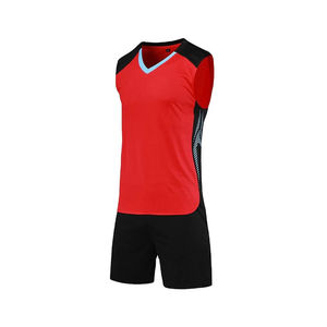 Uniforme de voleibol de gran oferta, uniforme de voleibol sublimado completo, ropa deportiva para hombre, uniforme de pelota sin mangas personalizado de peso ligero - Product Image 1