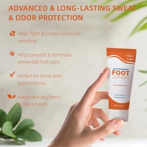 Lotion antisudorifique végétalienne efficace de longue durée pour les pieds de marque privée soins du corps pour les pieds et arrêter de transpirer et malodorant - Product Image 2