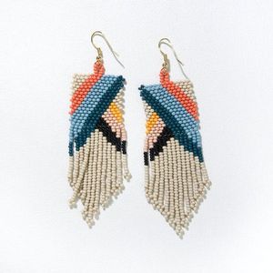 Boucles d'oreilles brodées de fête de Noël fabriquées à la main par le meilleur design Accessoire à la mode personnalisable - Product Image 5