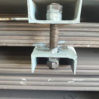 Tôles d'acier laminées à chaud en acier au carbone pour l'ingénierie des infrastructures, matériaux de construction robustes, stock d'acier
