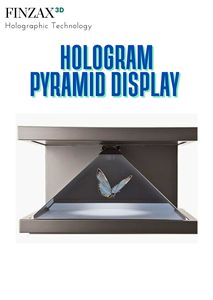 Pantalla Piramidal de Hologramas Profesional de 32 cm para Teléfonos Inteligentes, Modelo de Publicidad en Video 3D, Decoración de Eventos, Herramienta Promocional - Product Image 3