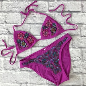 Maillots de bain pour femmes Triangle 2025, vêtements de marque de luxe, bikini de créateur féminin, maillot de bain d'été, ensemble deux pièces sexy - Product Image 1