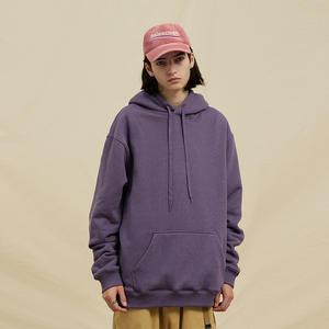 เสื้อฮู้ดแบบสวมศีรษะผ้าคอตตอน100% ขนาด14กรัมเสื้อมีฮู้ดผ้าฟลีซ350กรัมสำหรับทุกเพศ - Product Image 5